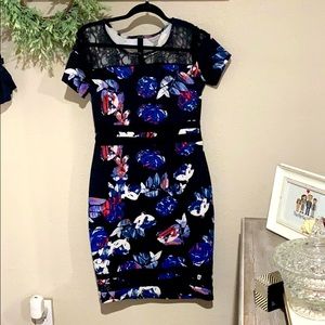 Floral Belle + Sky floral dress.